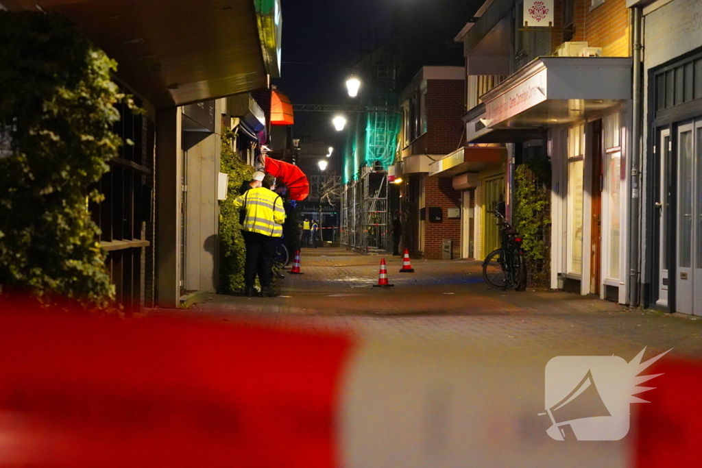 Winkel beschadigd na explosie