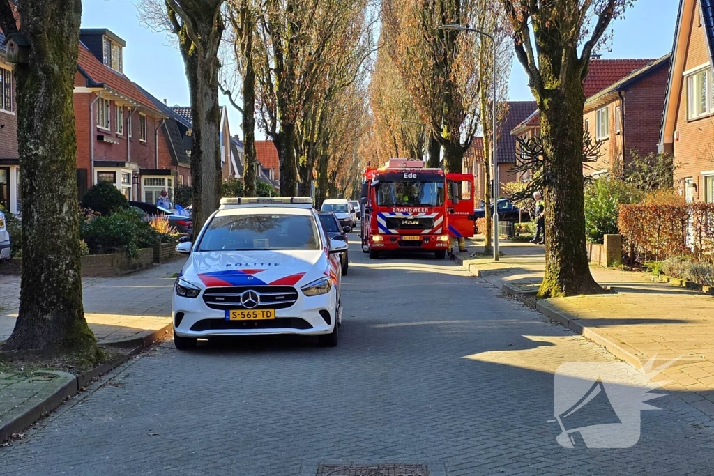 Veel rookontwikkeling bij brand in grote schuur