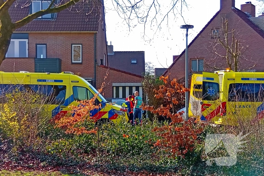 Traumateam ingevlogen voor medische noodsituatie in woning