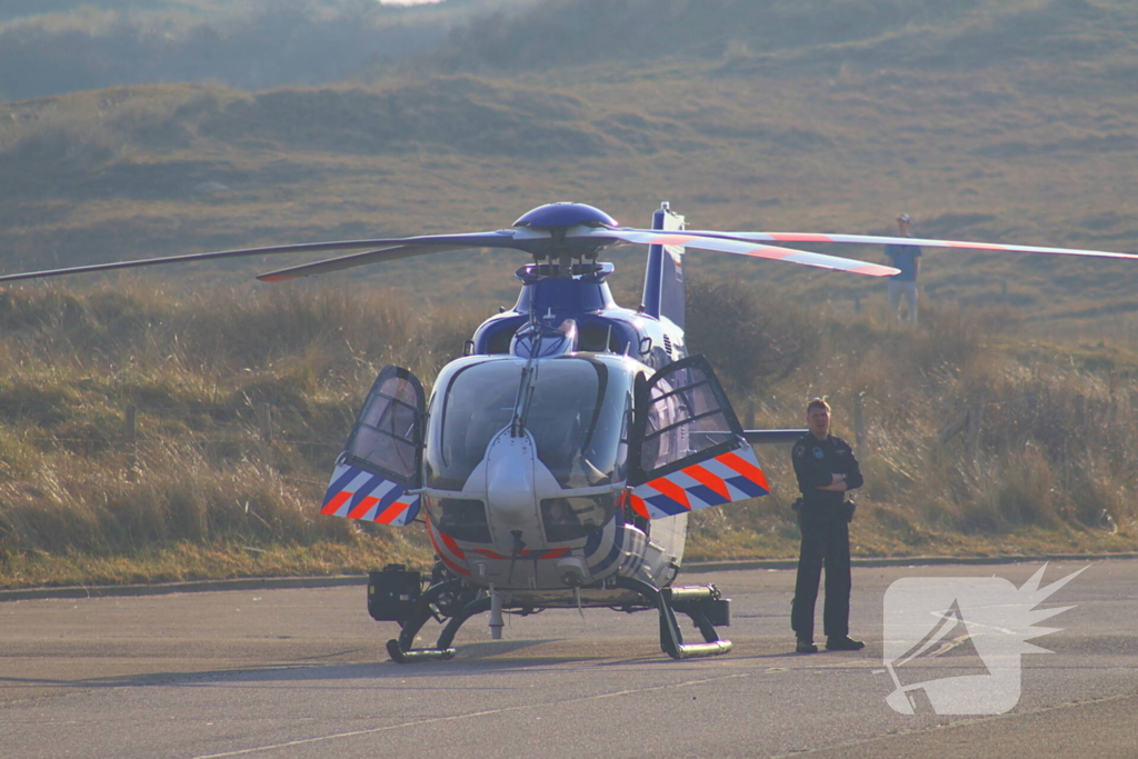 Brandweer zet veel materieel in voor duinbrand