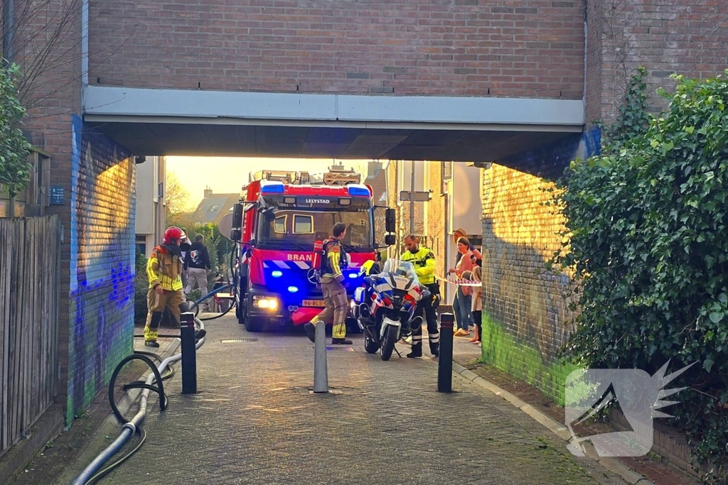 Flinke rookontwikkeling bij brand in flatwoning