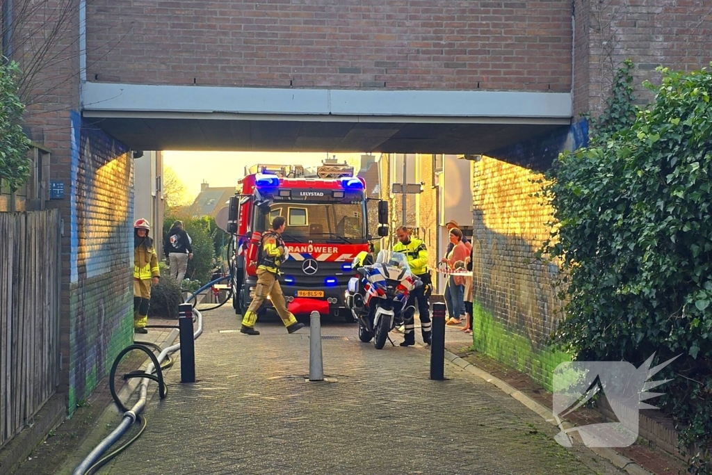 Flinke rookontwikkeling bij brand in flatwoning