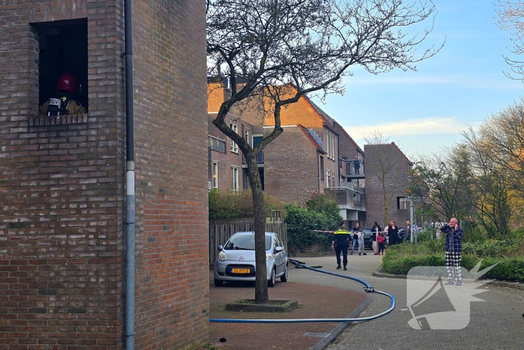 Flinke rookontwikkeling bij brand in flatwoning