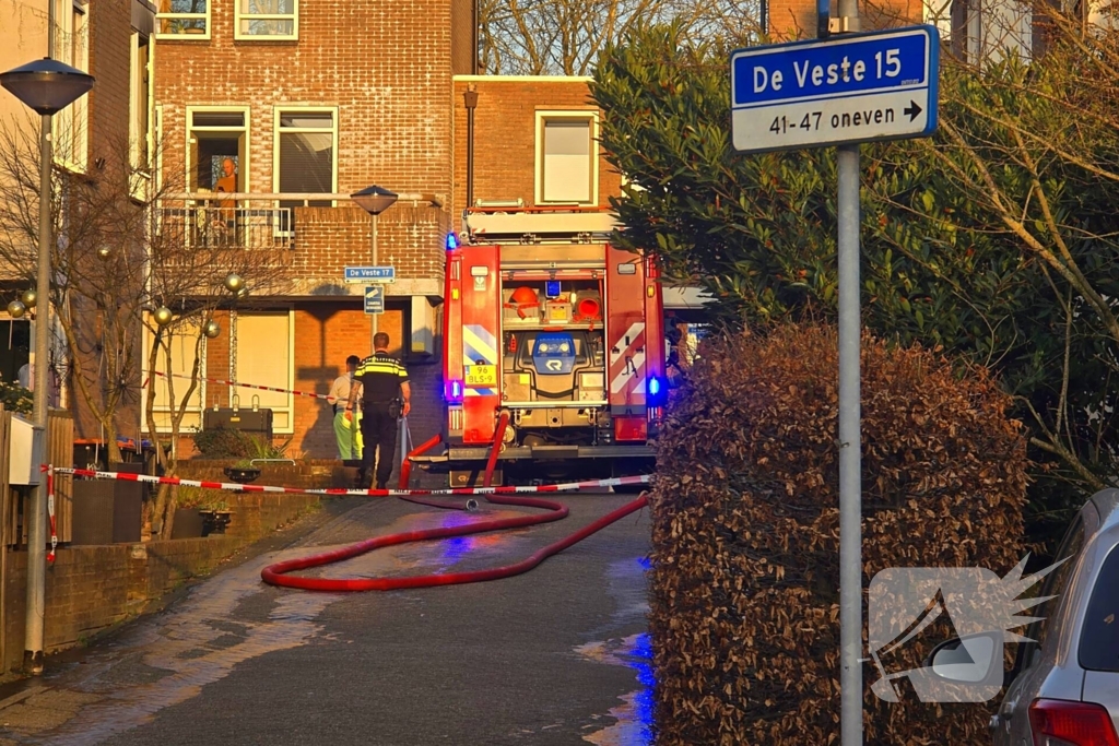 Flinke rookontwikkeling bij brand in flatwoning