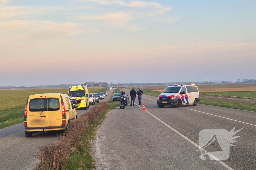 Moterrijder gewond bij ongeval