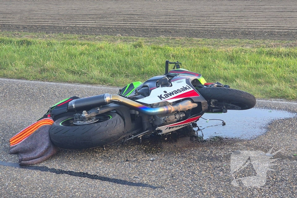 Moterrijder gewond bij ongeval
