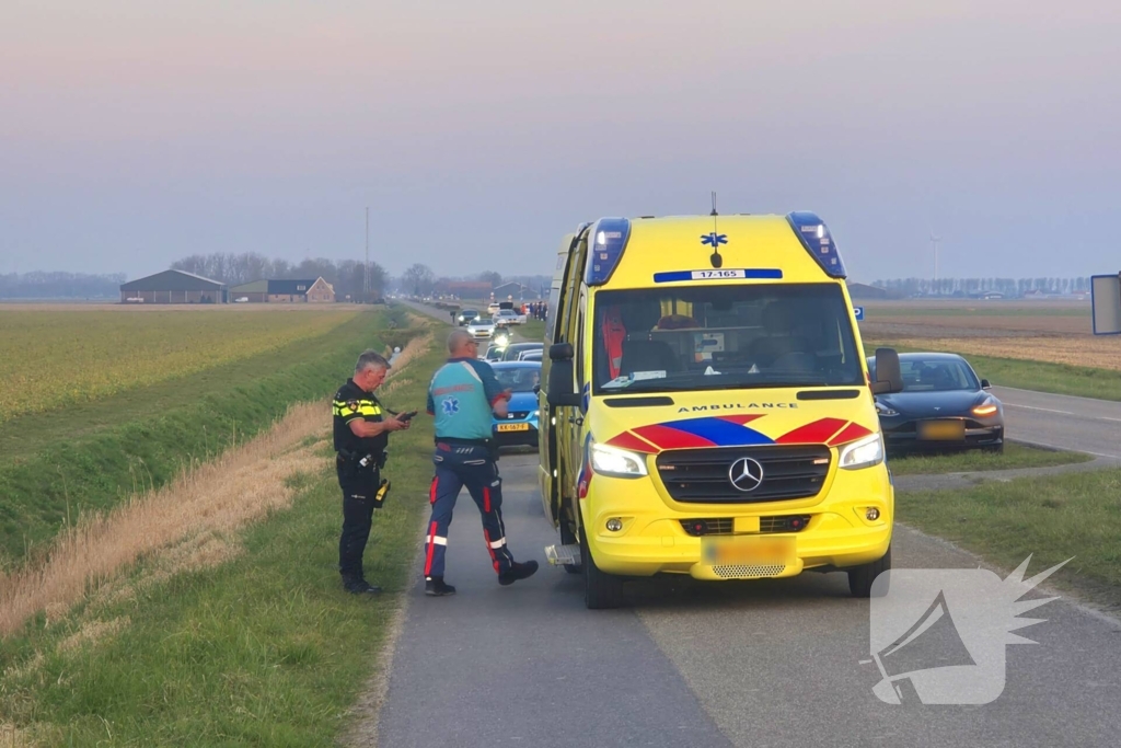 Moterrijder gewond bij ongeval