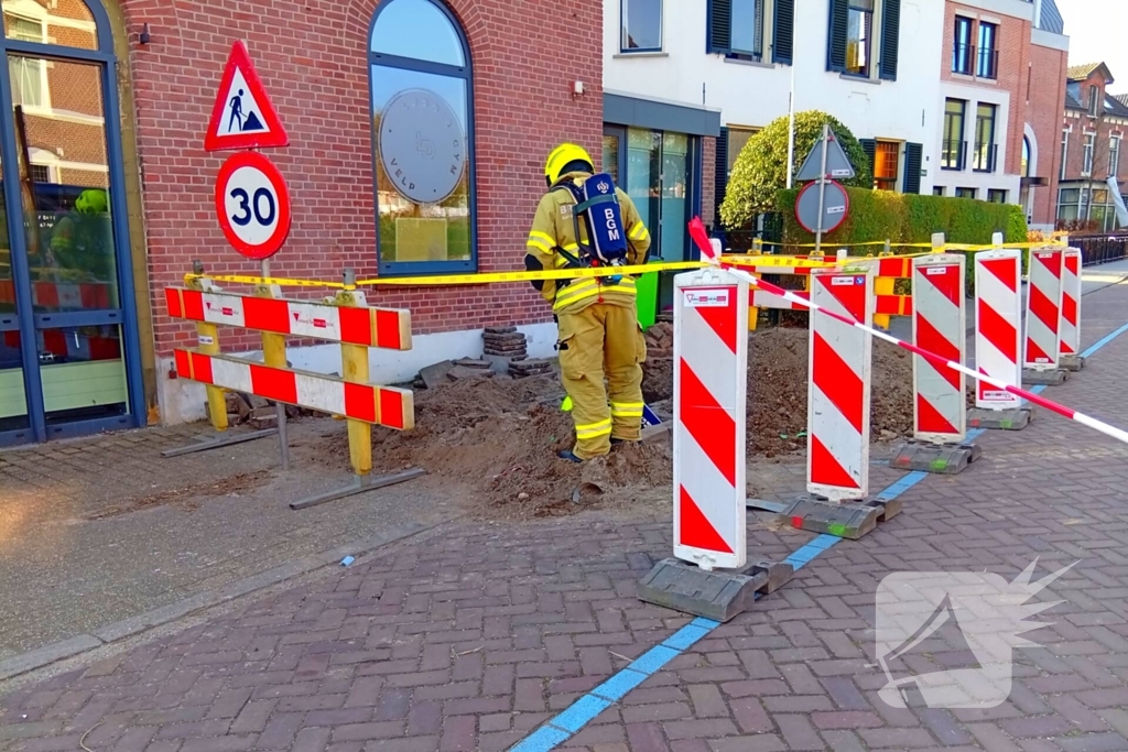 Brandweer onderzoekt situatie na gaslek