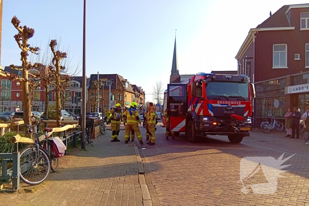Brandweer onderzoekt situatie na gaslek