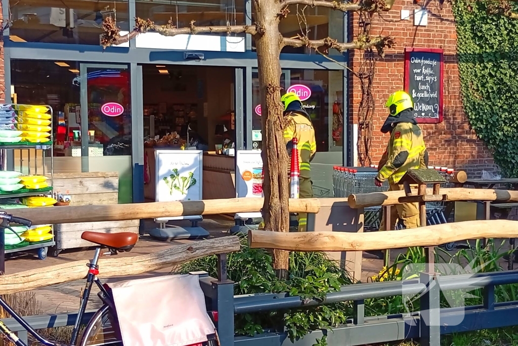 Brandweer onderzoekt situatie na gaslek