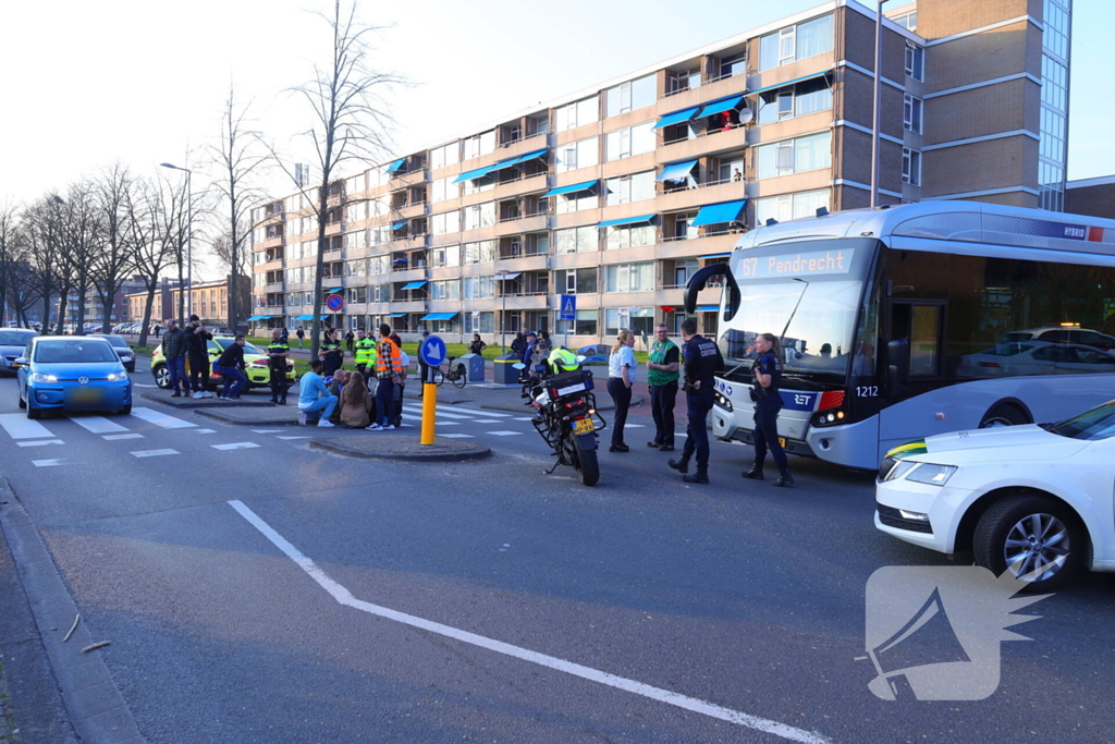 Fietser en motor betrokken bij ongeval