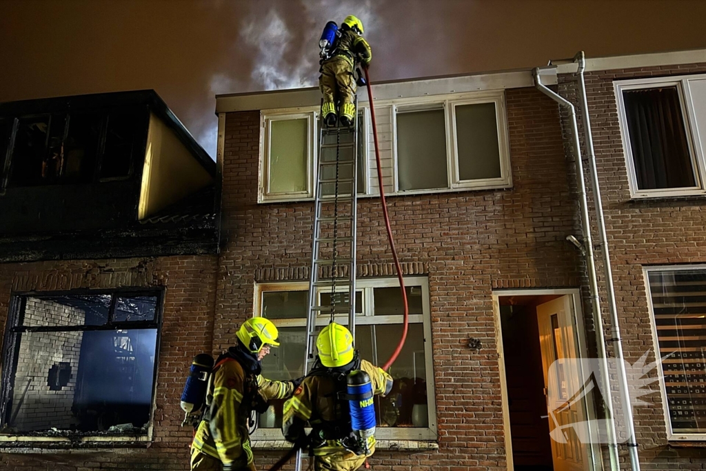 Brand in woning leidt tot gewonden