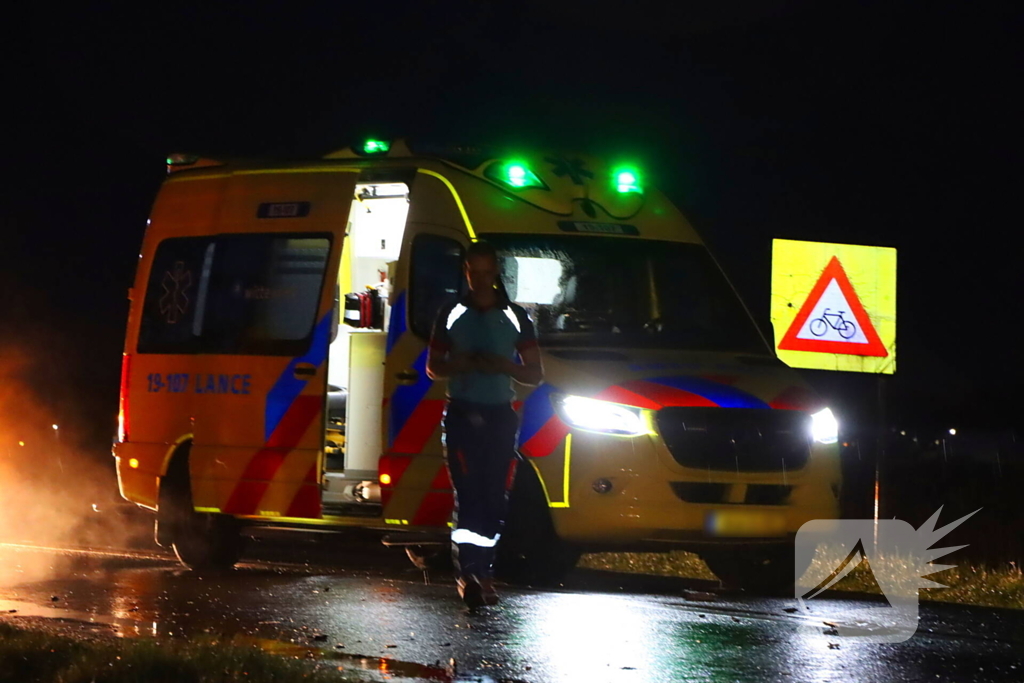 Gewonde naar ziekenhuis na aanrijding