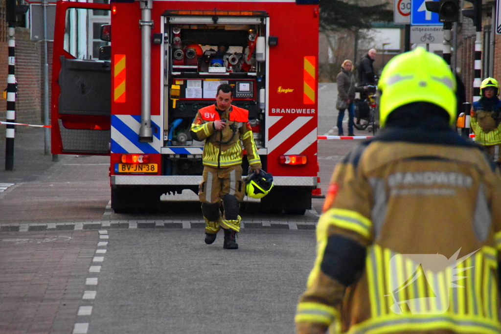 Brandweer onderzoekt gaslekkage