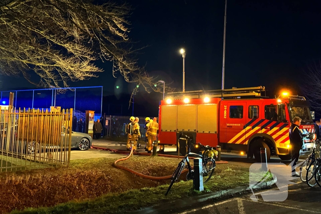 Brand in plafond van clubgebouw voetbalvereniging RKDVC
