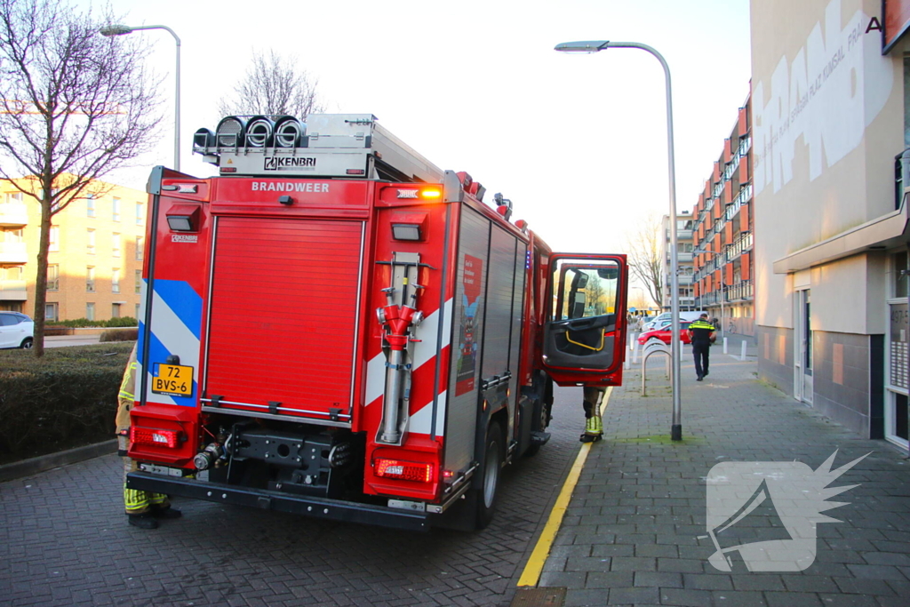 Brand in meterkast snel onder controle