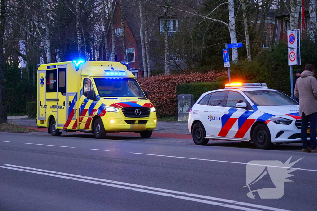 Fietser geschept door automobilist