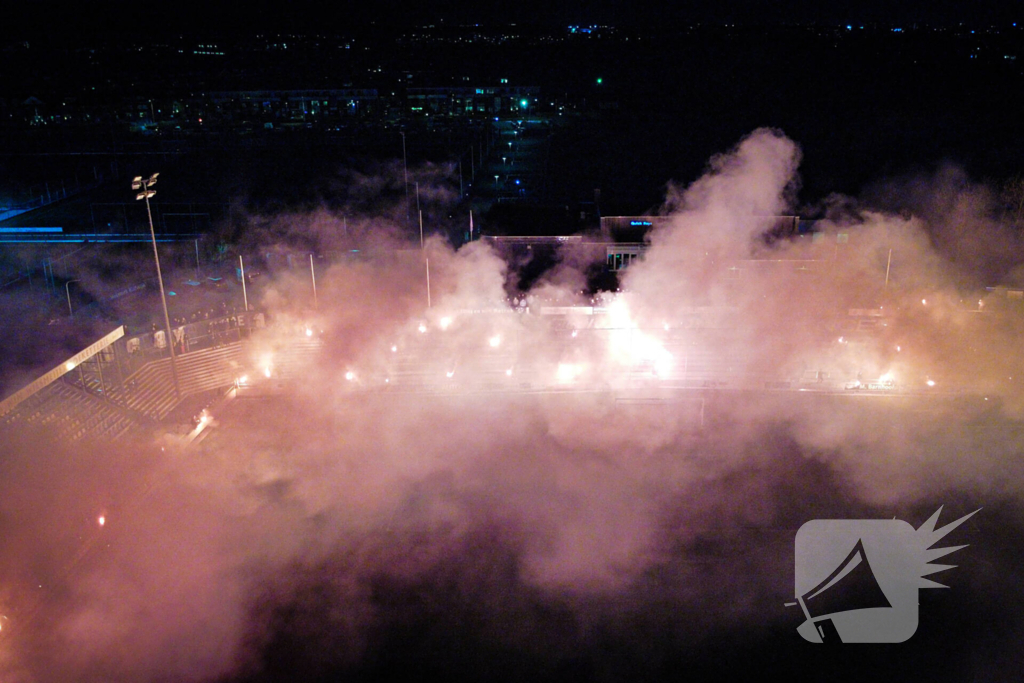 Voetballers op scherp gezet met sfeeractie