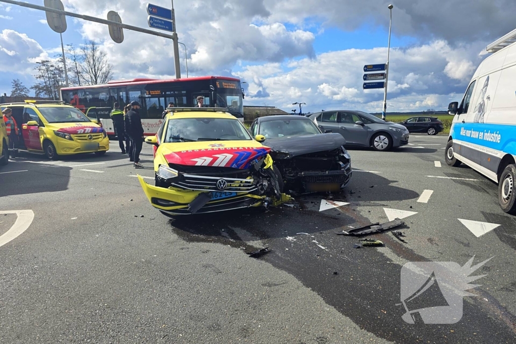 Ongeval tussen orgaan vervoerder en personenwagen