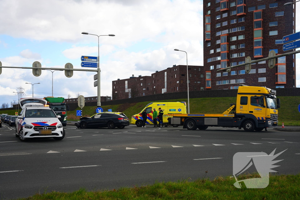 Ongeval tussen orgaan vervoerder en personenwagen