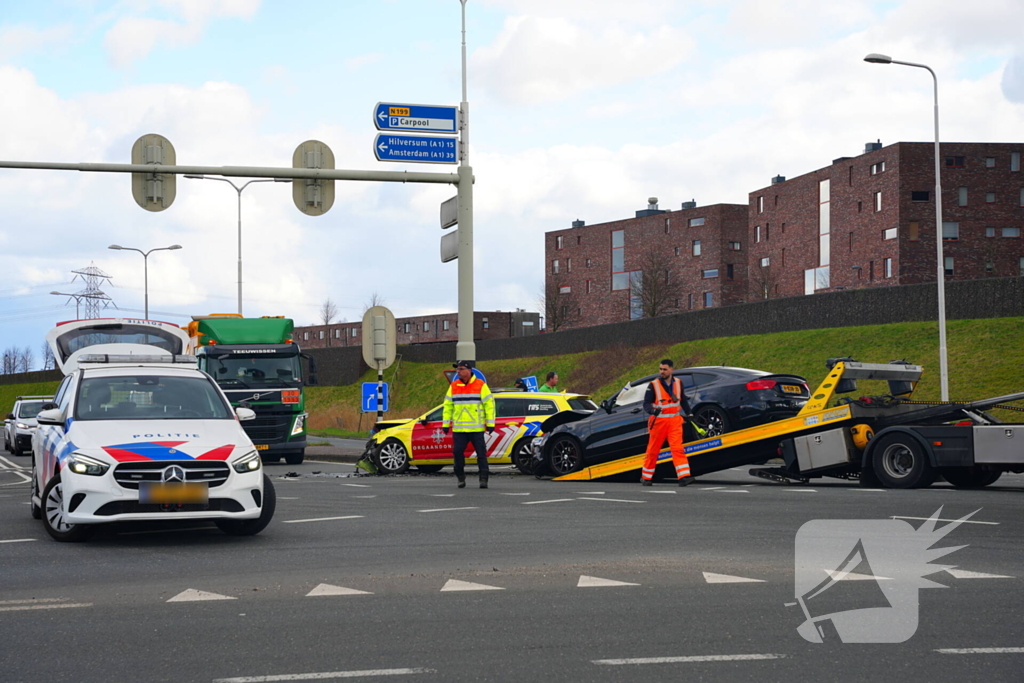Ongeval tussen orgaan vervoerder en personenwagen