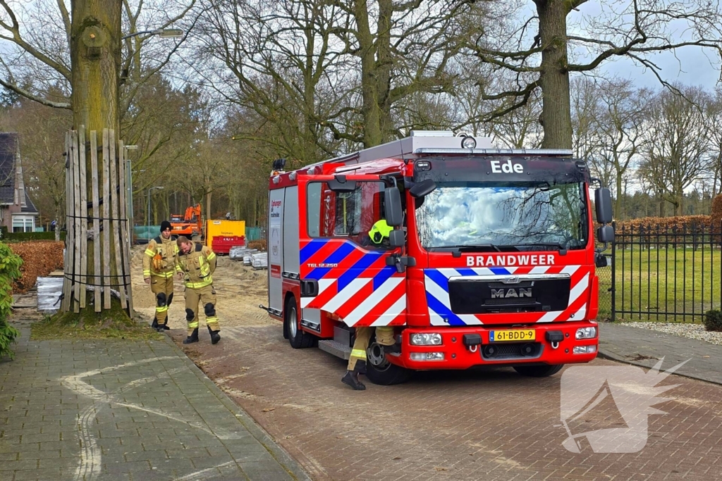Leiding beschadigd tijdens werkzaamheden