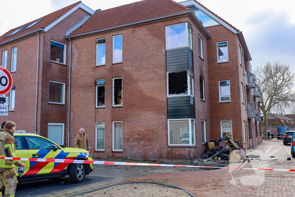 Brand in appartementencomplex, appartementen ontruimd