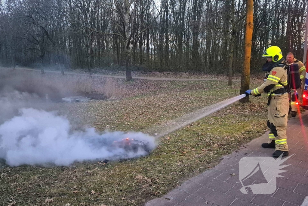 Buitenbrand zorgt voor actie van de brandweer