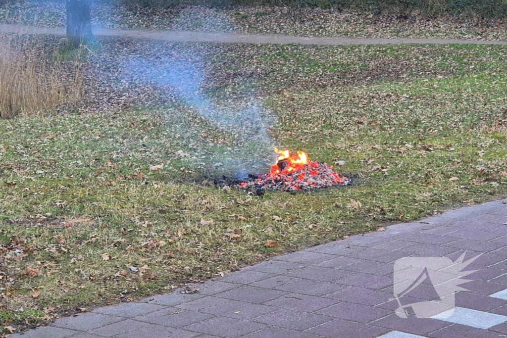 Buitenbrand zorgt voor actie van de brandweer