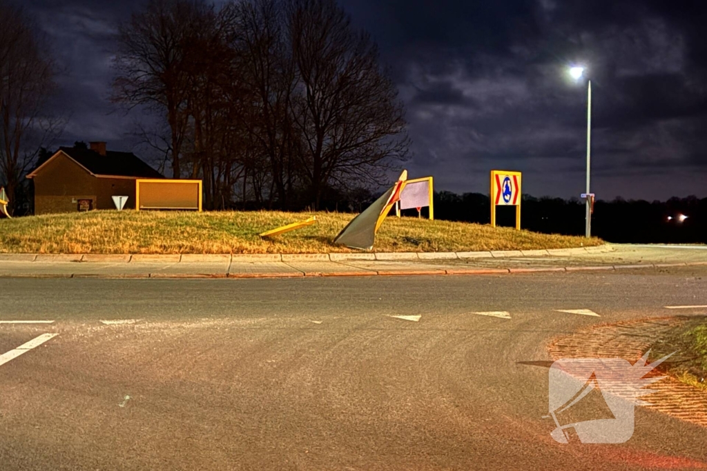 Bestuurder test positief op alcohol en drugs na eenzijdig ongeval