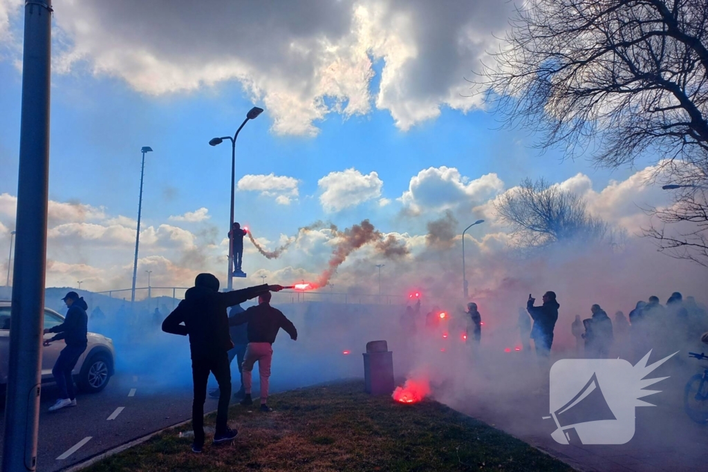 Vuurwerk en spanning tijdens klassieker