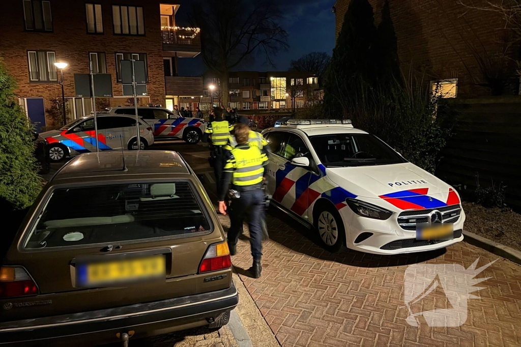 Politiehelikopter ingezet bij ruzie bij woning