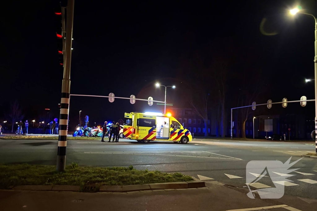 Persoon overleden bij aanrijding tussen auto en fiets