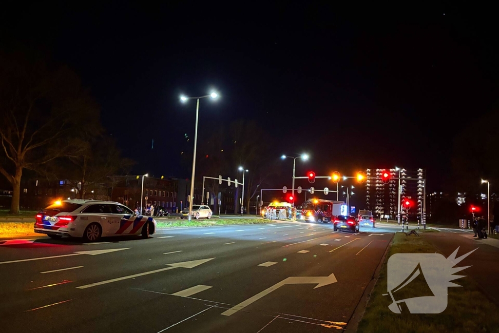 Persoon overleden bij aanrijding tussen auto en fiets