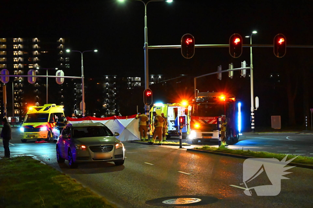 Persoon overleden bij aanrijding tussen auto en fiets