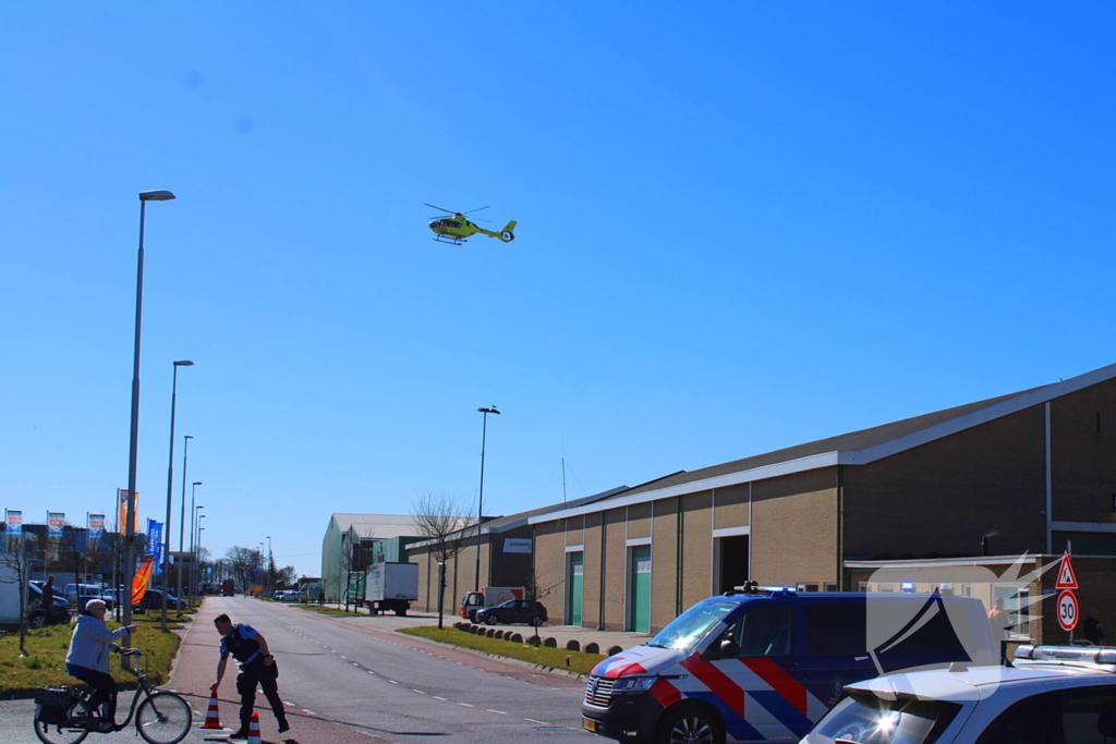 Fietser aangereden door motorrijder