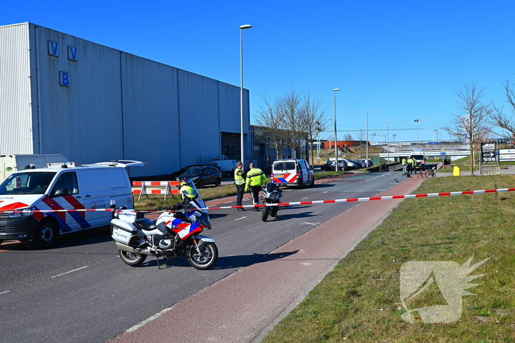 Fietser aangereden door motorrijder