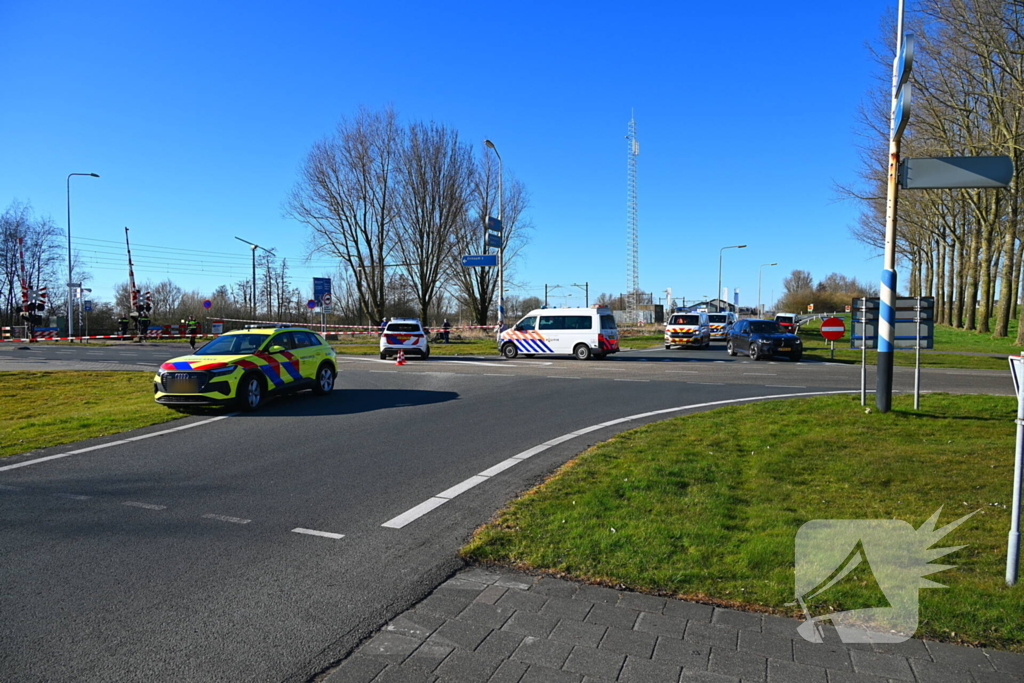 Treinverkeer gestremd door aanrijding