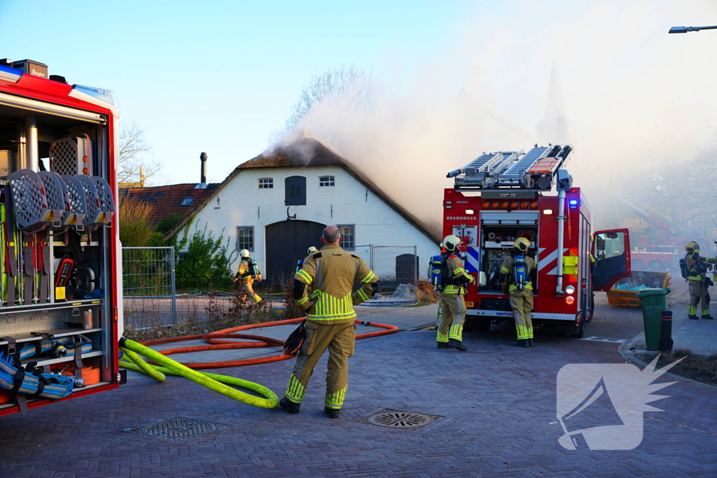Grote brand in gesloten pannenkoekenrestaurant
