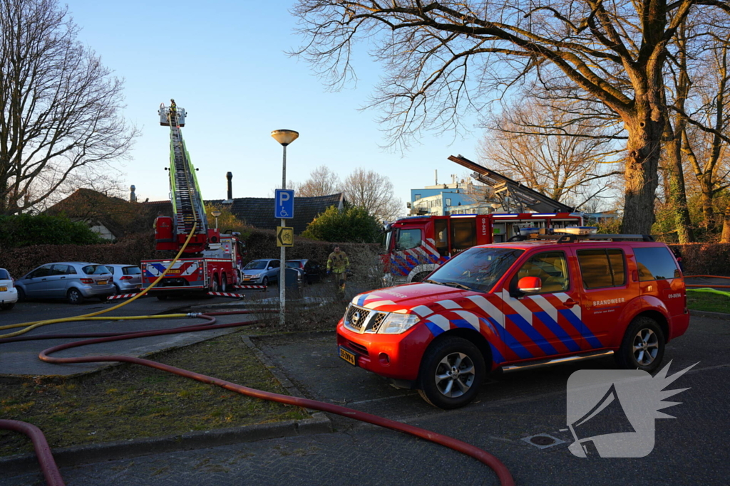 Grote brand in gesloten pannenkoekenrestaurant