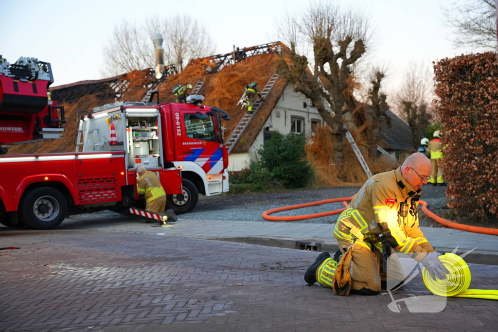 Grote brand in gesloten pannenkoekenrestaurant