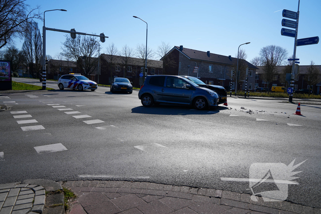 Botsing tussen twee voertuigen