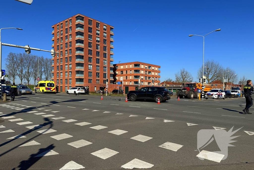 Botsing tussen twee voertuigen