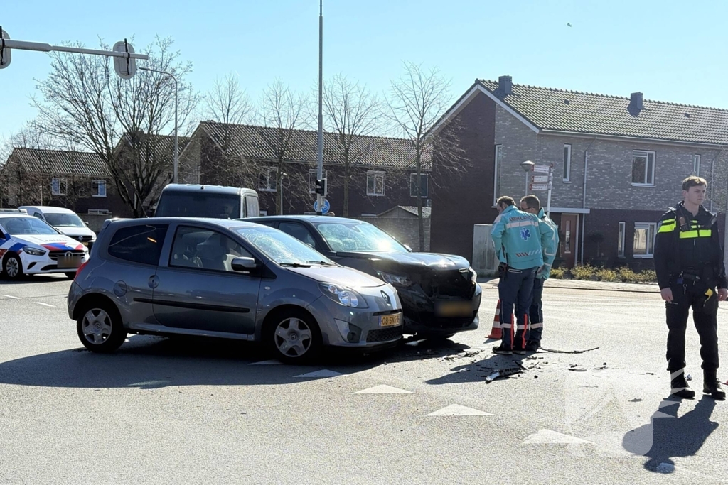 Botsing tussen twee voertuigen
