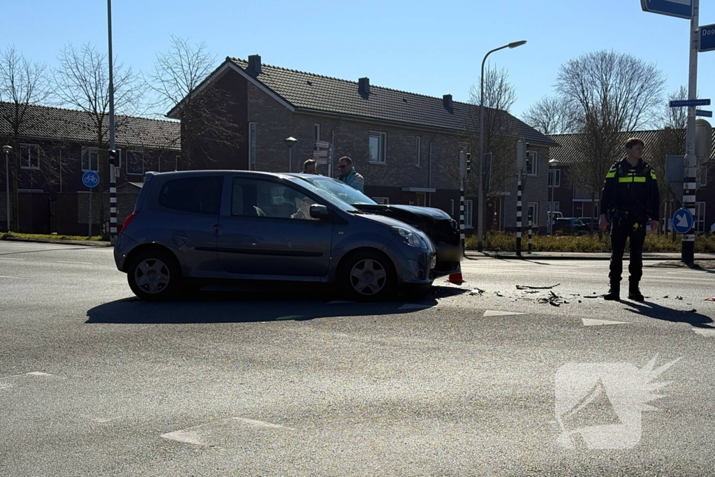 Botsing tussen twee voertuigen