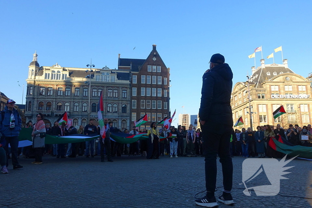 Demonstratie voor Palestina in de hoofdstad