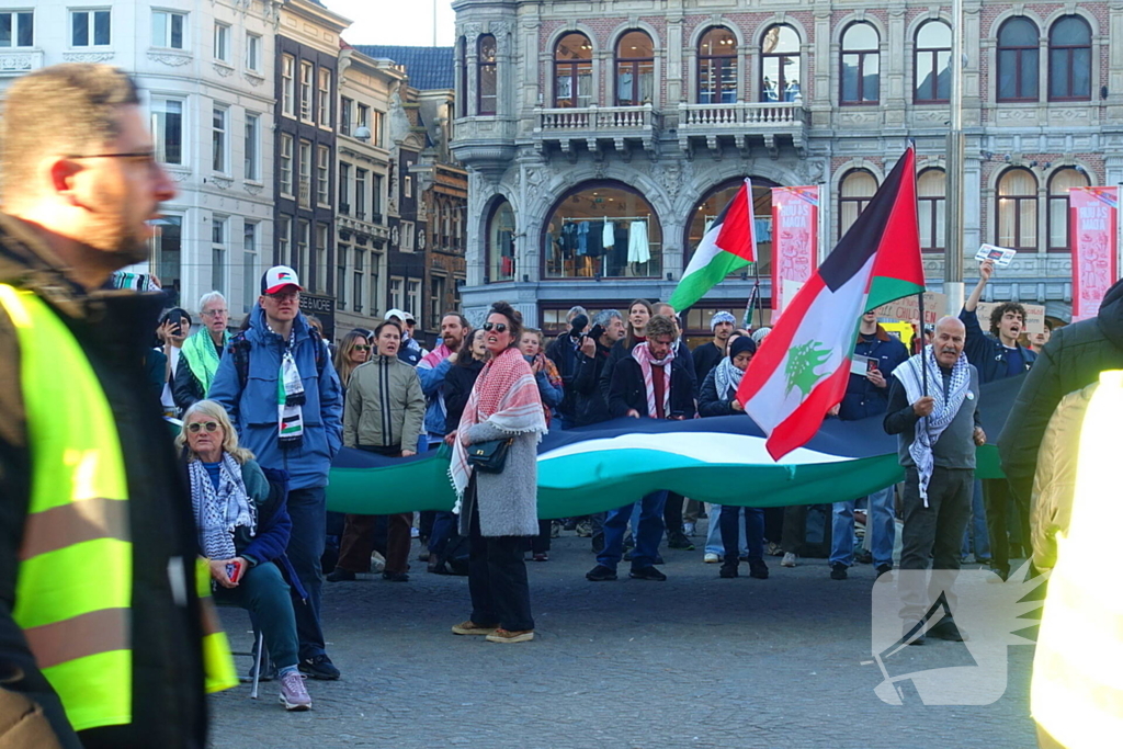 Demonstratie voor Palestina in de hoofdstad