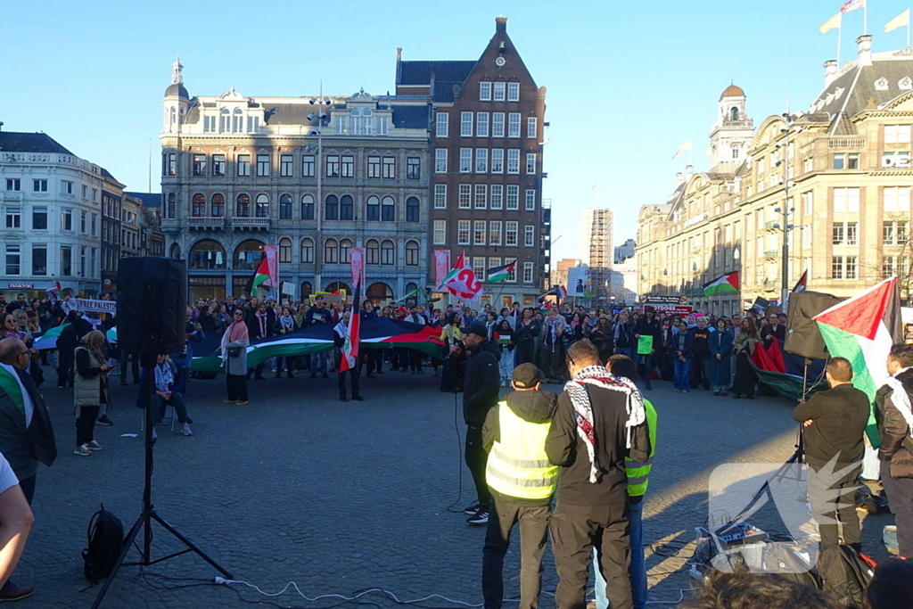 Demonstratie voor Palestina in de hoofdstad