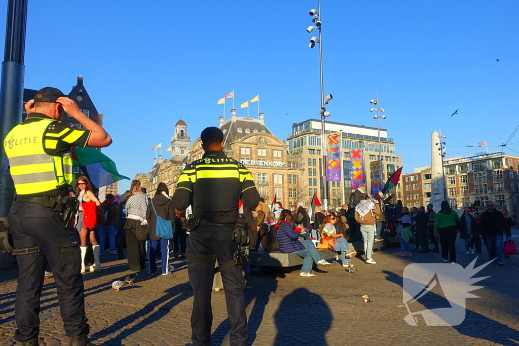 Demonstratie voor Palestina in de hoofdstad