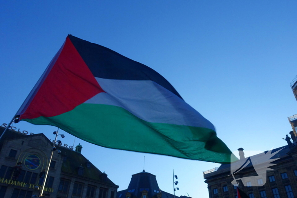 Demonstratie voor Palestina in de hoofdstad